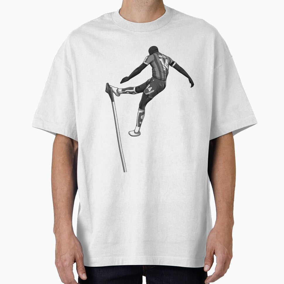 Jean-Philippe Mateta Black and White Version by - Adult & Kids T-Shirts, Sweatshirts & Hoodies apparel design preview 1