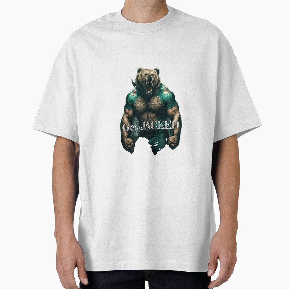 Get JACKED Bodybuilding Fitness Gym Workout Exercise - Adult & Kids T-Shirts, Sweatshirts & Hoodies apparel design preview 1
