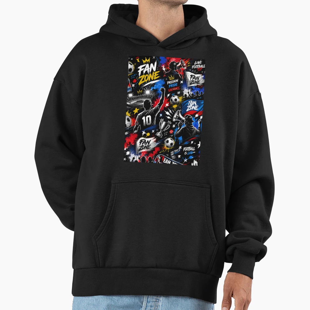 Fan Gift Football Lover Sports Hoodie - Minimalist Print Men Women - T-Shirt, Sweatshirt, Hoodie