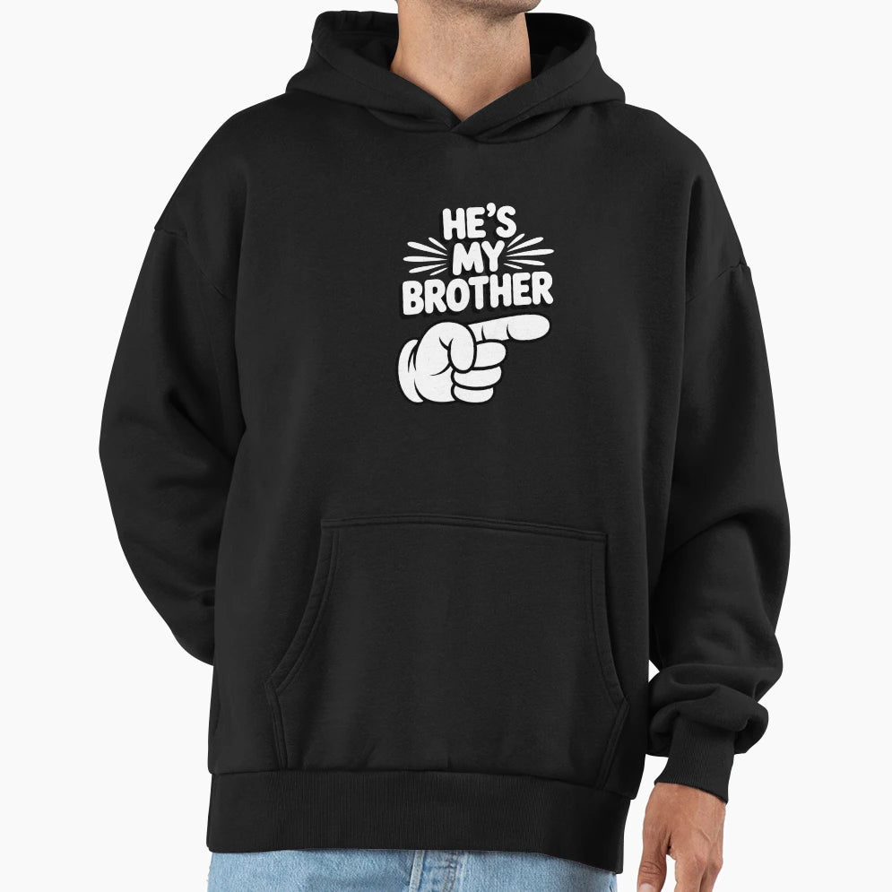 Brother Birthday Gift Celebration Fun Hoodie - Minimalist Print Unisex - T-Shirt, Sweatshirt, Hoodie
