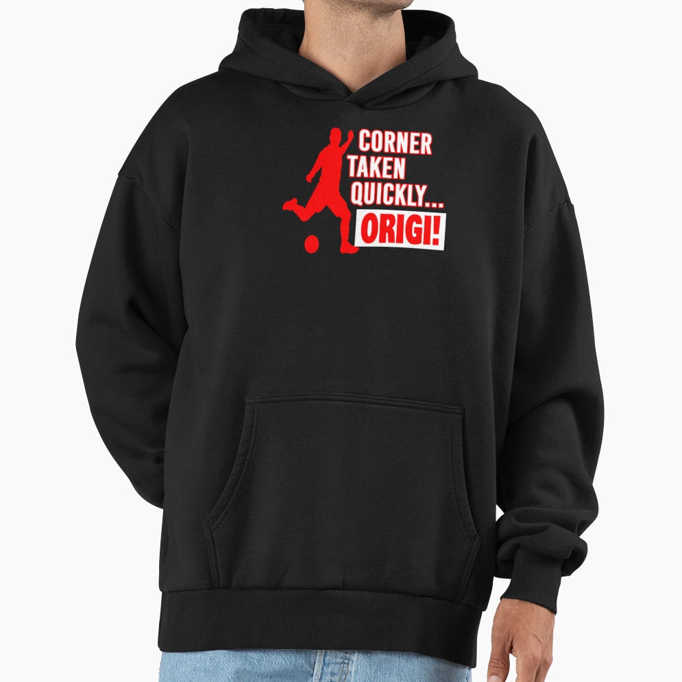 Corner Taken Quickly Origi Red Hoodie - Novelty Apparel Men Women - T-Shirt, Sweatshirt, Hoodie