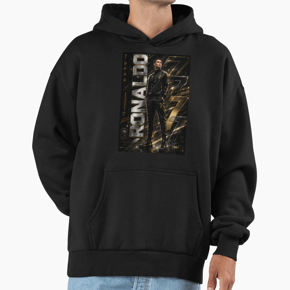 Ronaldo Hoodie - Minimalist Print Unisex - T-Shirt, Sweatshirt, Hoodie