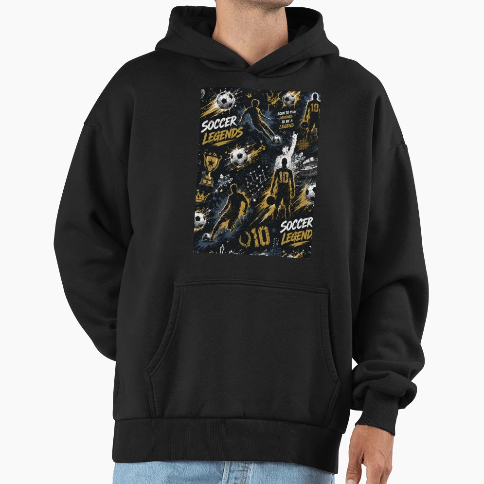 Soccer Fan Gift Football Lover Sports Hoodie - Unique Graphic Unisex - T-Shirt, Sweatshirt, Hoodie