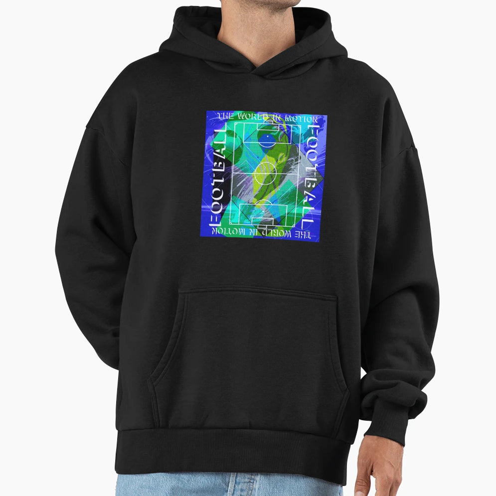 Football Kick Pop Hoodie - Novelty Apparel for Adults - T-Shirt, Sweatshirt, Hoodie