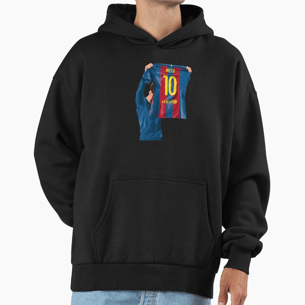Lionel Messi Celebration Hoodie - Trendy Graphic for Adults - T-Shirt, Sweatshirt, Hoodie