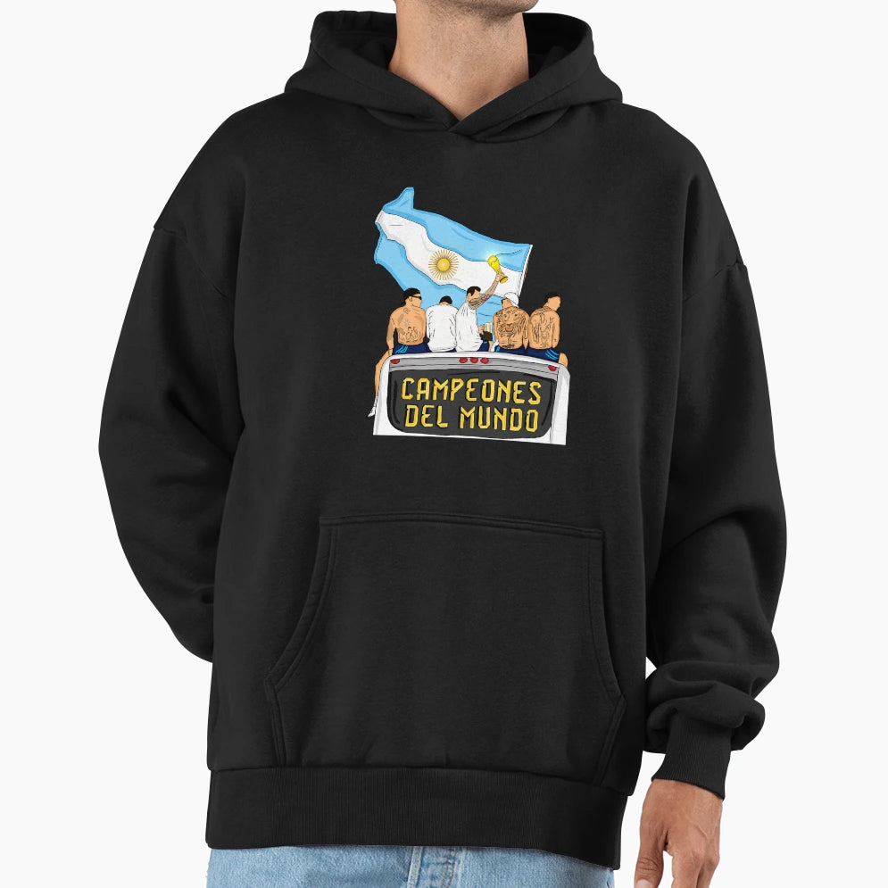 Vamo Vamo Campeones Hoodie - Trendy Graphic Men Women - T-Shirt, Sweatshirt, Hoodie