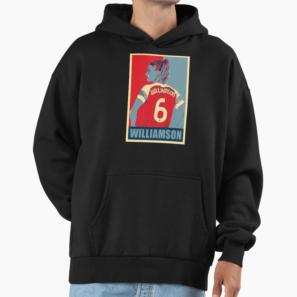 Leah Williamson Hope Hoodie - Minimalist Print Unisex - T-Shirt, Sweatshirt, Hoodie