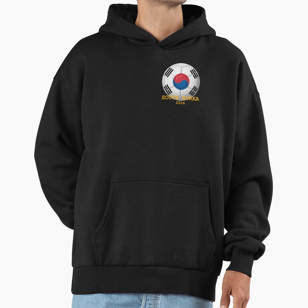 South Korea 2026 Soccer Games Hoodie - Streetwear Style for Adults - T-Shirt, Sweatshirt, Hoodie