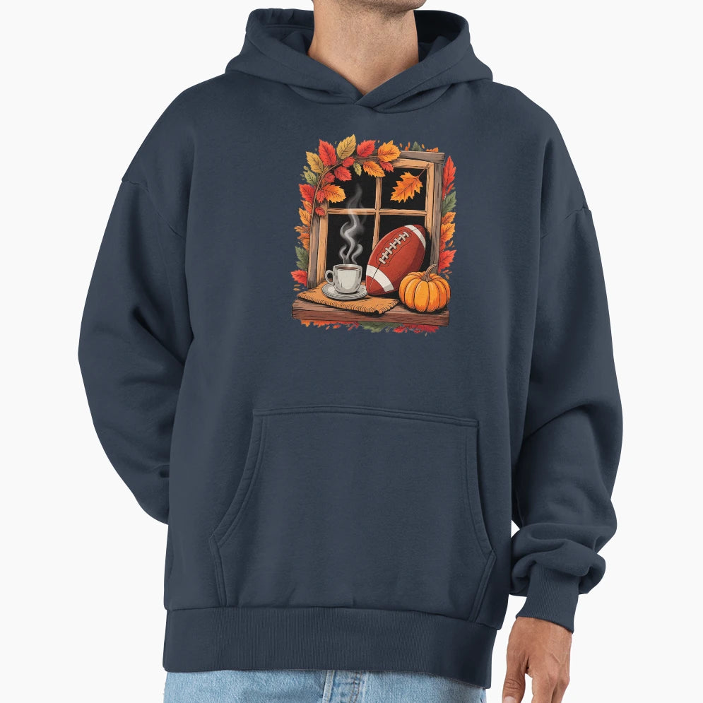 Fall Football Holidays New Years Hoodie - Casual Everyday Wear Men Women - T-Shirt, Sweatshirt, Hoodie