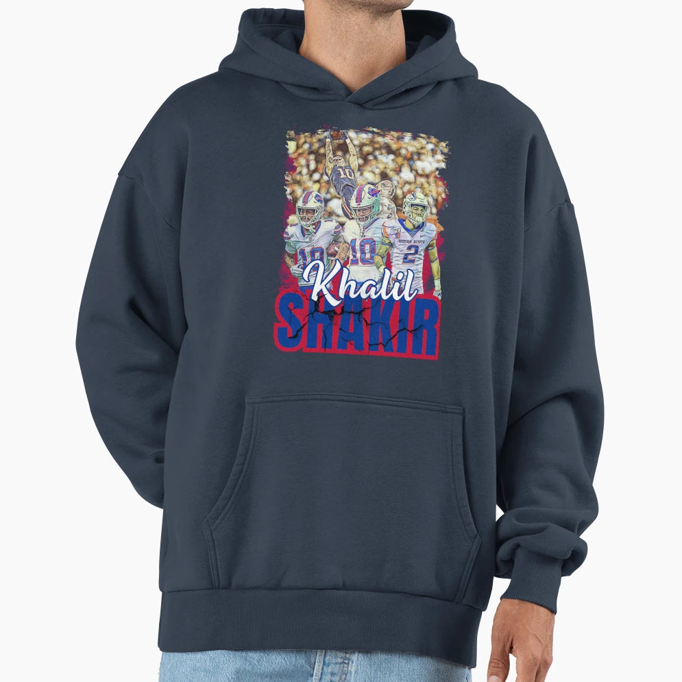 Shakir Action Game Day Hero Hoodie - Minimalist Print Men Women - T-Shirt, Sweatshirt, Hoodie