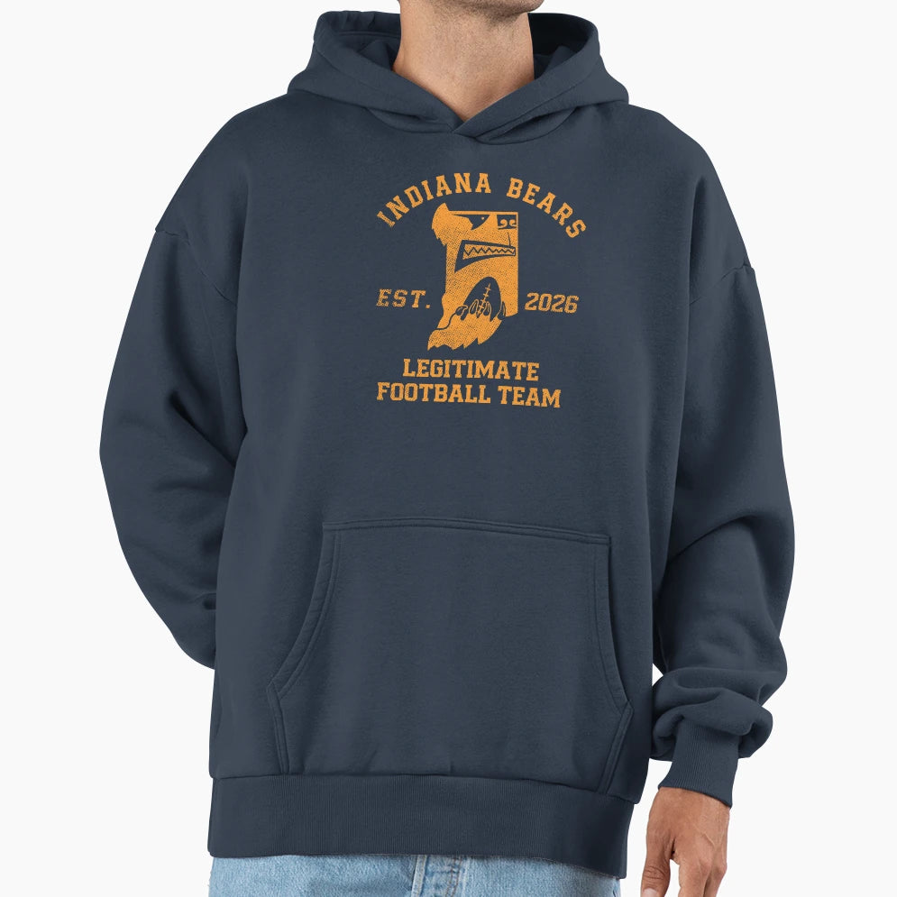 Hammond Indiana Bears Legitimate Hoodie - Casual Everyday Wear Men Women - T-Shirt, Sweatshirt, Hoodie