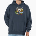 Dynamic Soccer Football Illustration Ball Hoodie - Minimalist Print Unisex - T-Shirt, Sweatshirt, Hoodie