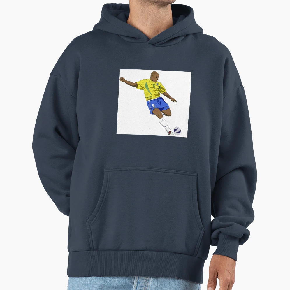 Roberto Carlos Digital Art Portrait Hoodie - Unique Graphic Unisex - T-Shirt, Sweatshirt, Hoodie