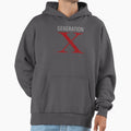Generation X Distressed Hoodie - Trendy Graphic Men Women - T-Shirt, Sweatshirt, Hoodie