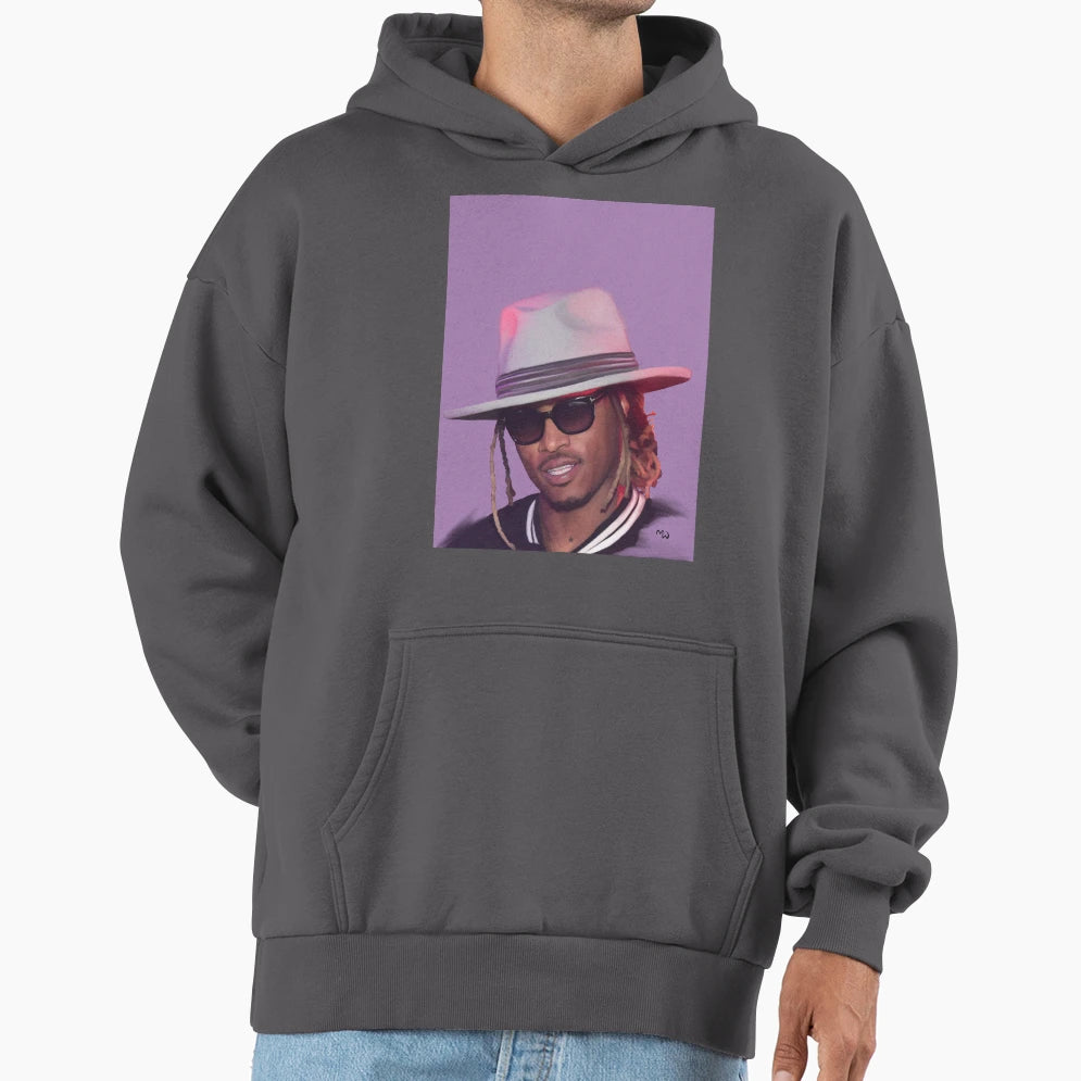 Super Future Turbo Hoodie - Minimalist Print Unisex - T-Shirt, Sweatshirt, Hoodie