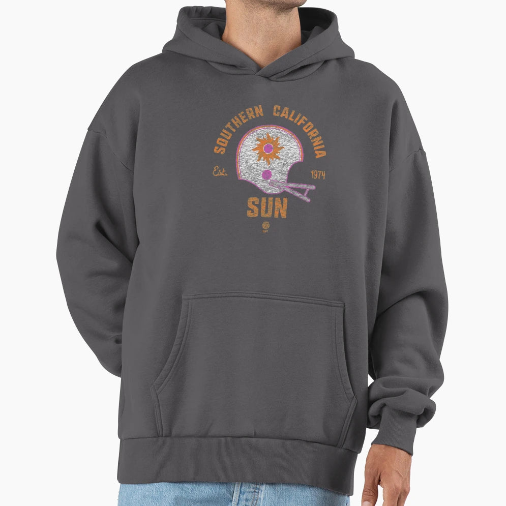 Defunct Series Southern California Sun Hoodie - Novelty Apparel Men Women - T-Shirt, Sweatshirt, Hoodie