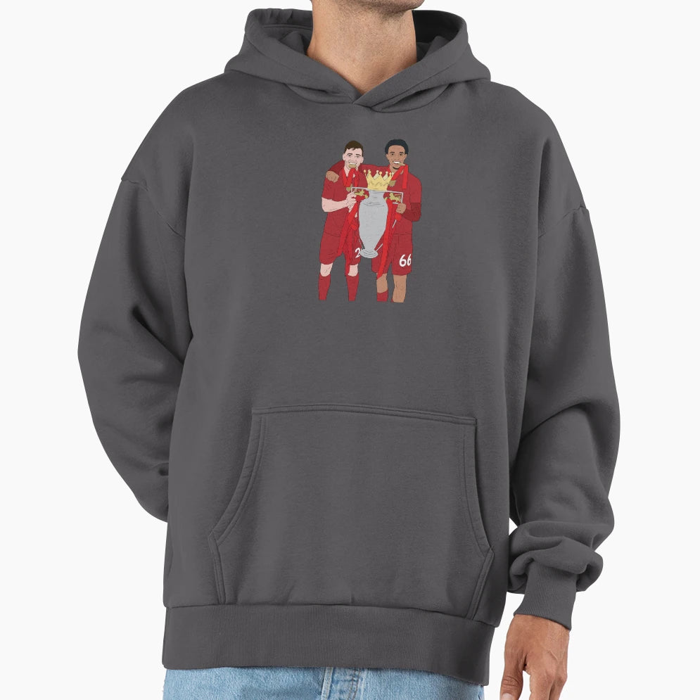Liverpool Robbo And Trent Hoodie - Minimalist Print for Adults - T-Shirt, Sweatshirt, Hoodie