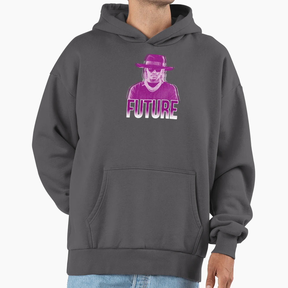 Purple Future Hoodie - Minimalist Print Unisex - T-Shirt, Sweatshirt, Hoodie