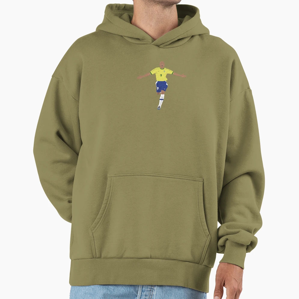 Ronaldo Luis Nazario Hoodie - Aesthetic Graphic Unisex - T-Shirt, Sweatshirt, Hoodie