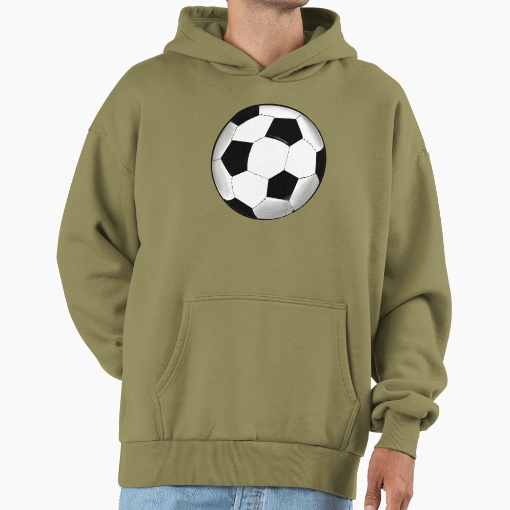 Soccer Ball Football Sports Fan Sporty Gifts Hoodie - Graphic Print Unisex - T-Shirt, Sweatshirt, Hoodie