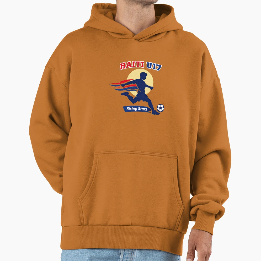 Haiti U17 Rising Stars Football Hoodie - Novelty Apparel Unisex - T-Shirt, Sweatshirt, Hoodie