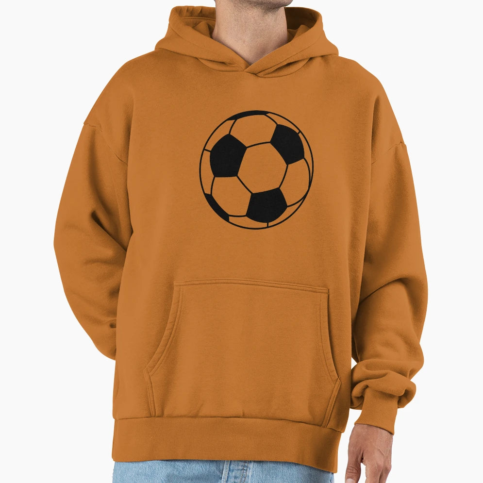 Red Soccer Football Fan Team And Coach Hoodie - Custom Art Print Men Women - T-Shirt, Sweatshirt, Hoodie