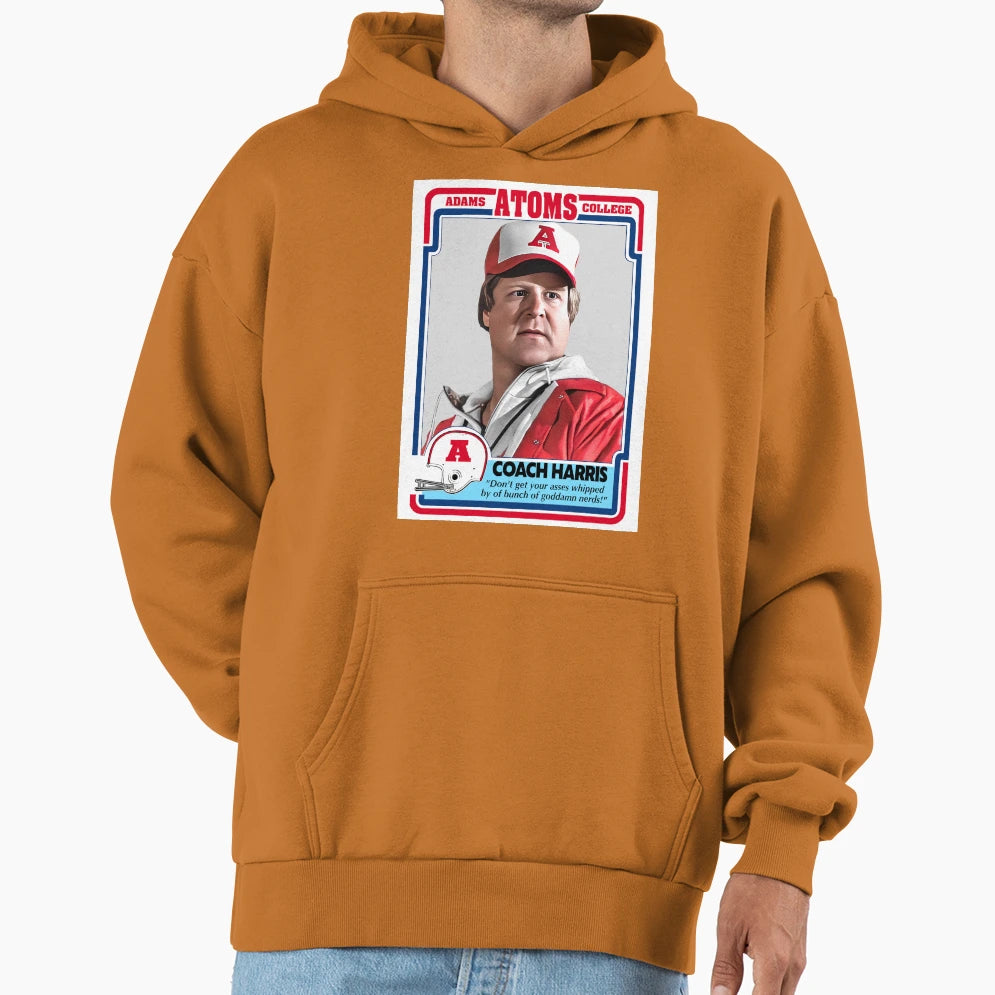 Revenge Nerds Coach Harris Hoodie - Aesthetic Graphic for Adults - T-Shirt, Sweatshirt, Hoodie