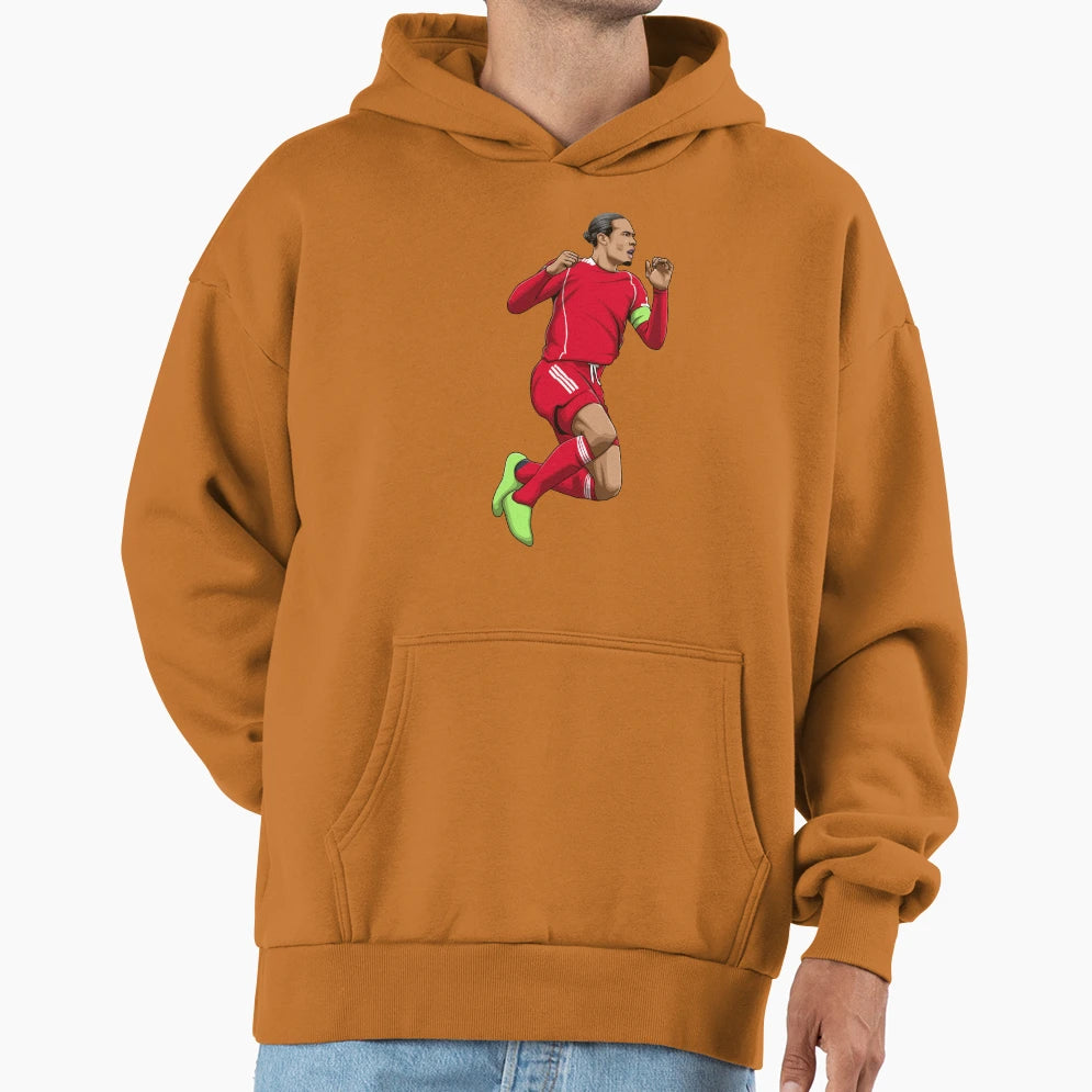 Virgil Van Dijk Hoodie - Streetwear Style Men Women - T-Shirt, Sweatshirt, Hoodie