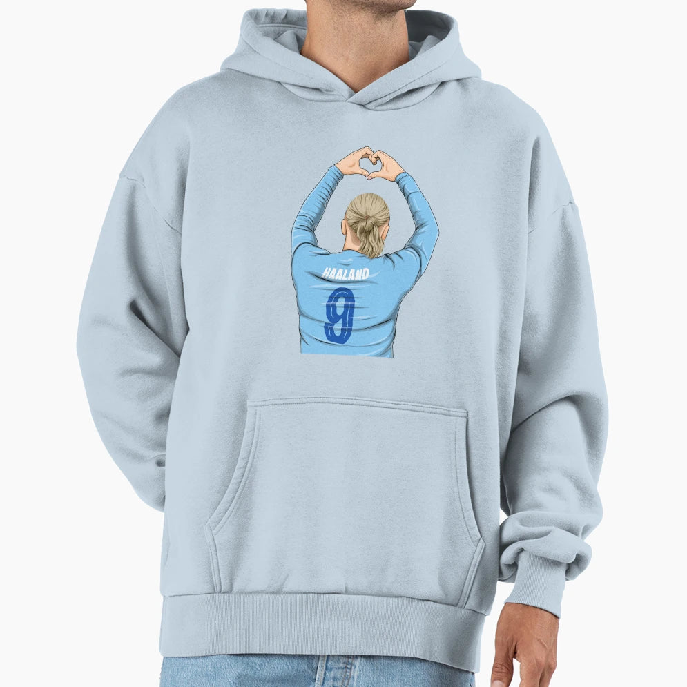 Erling Haaland Hoodie - Fun Novelty Design Unisex - T-Shirt, Sweatshirt, Hoodie