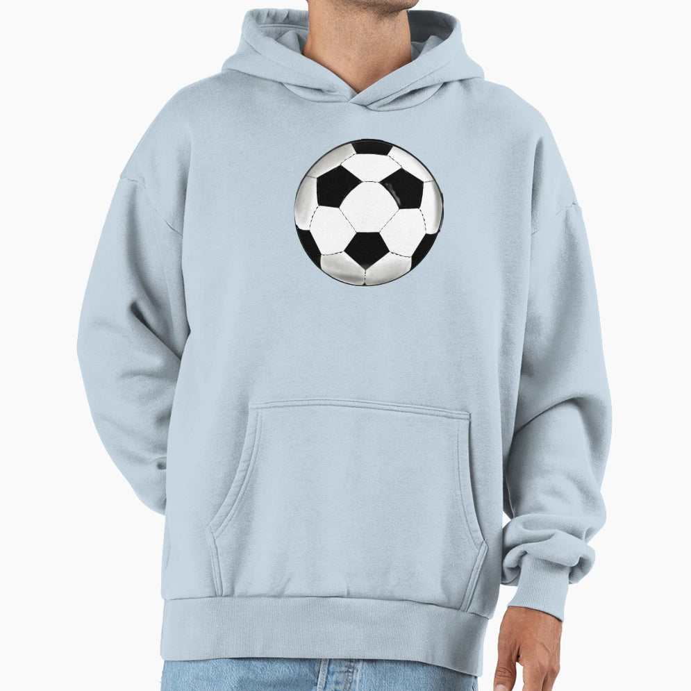 Football Soccer Ball Hoodie - Casual Everyday Wear Men Women - T-Shirt, Sweatshirt, Hoodie