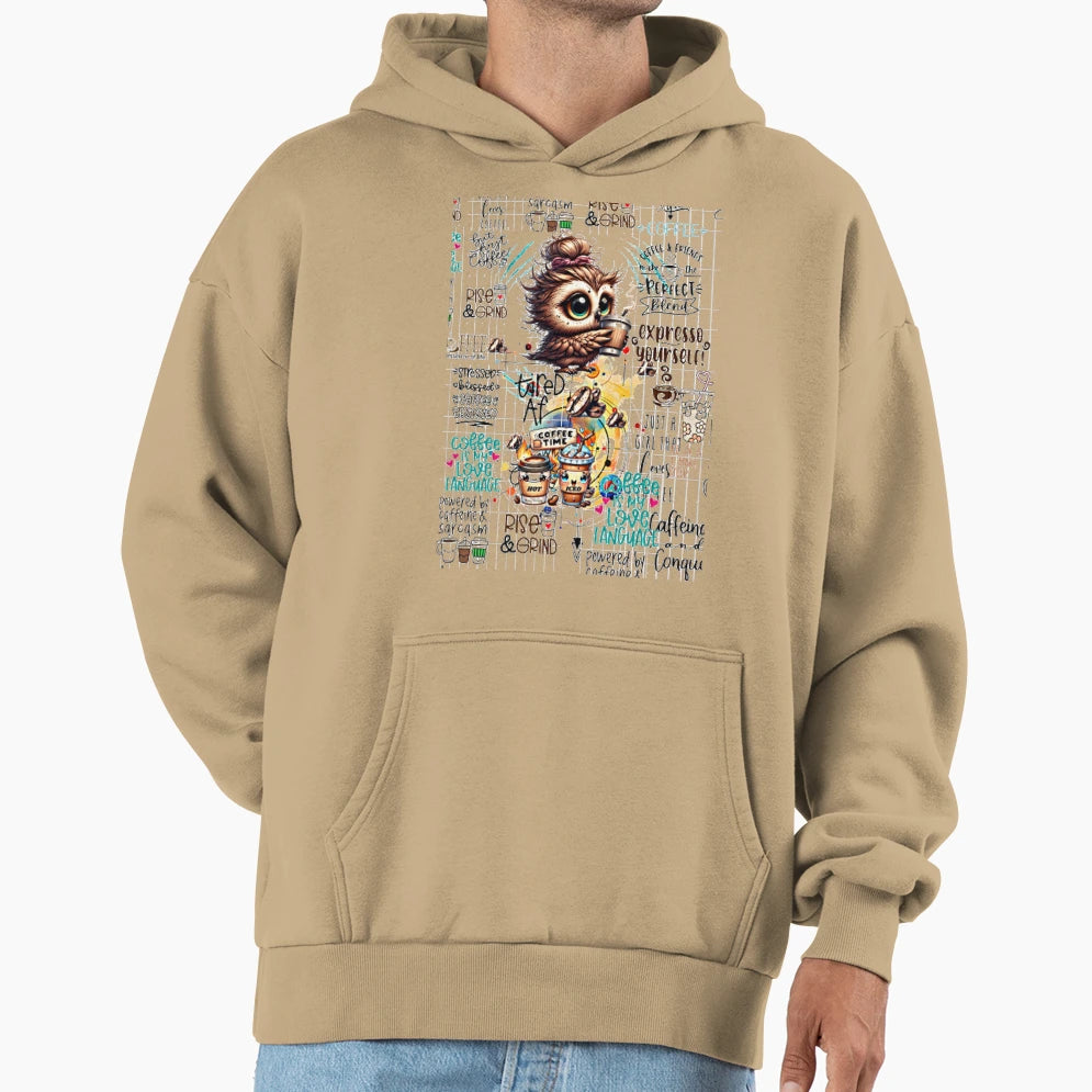 Coffee Expresso Yourself Hoodie - Custom Art Print Unisex - T-Shirt, Sweatshirt, Hoodie