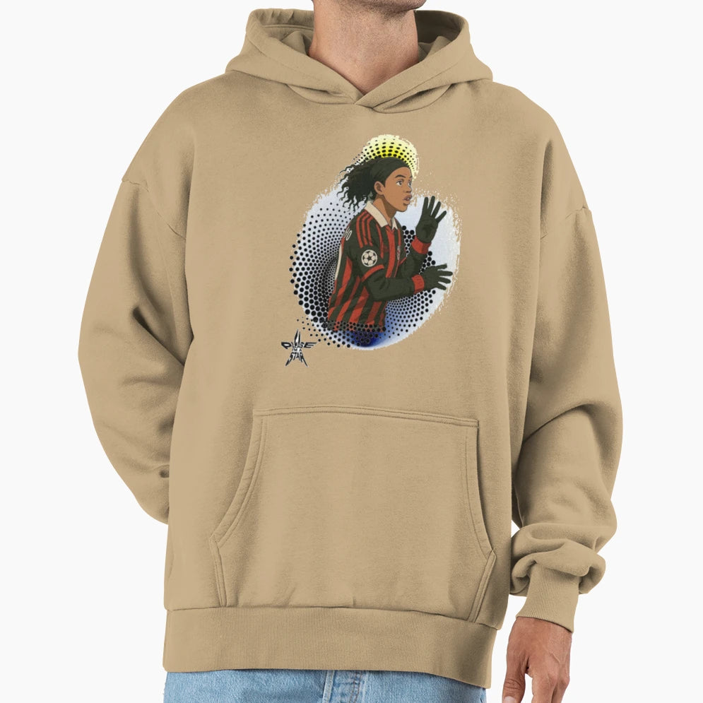 Football Play Maker Ronaldinho Hoodie - Unique Graphic for Adults - T-Shirt, Sweatshirt, Hoodie