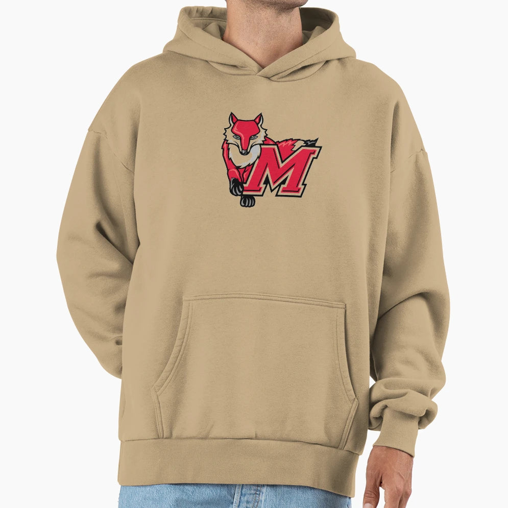 Red Wolf Hoodie - Graphic Print Men Women - T-Shirt, Sweatshirt, Hoodie