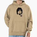 Diego 10 Stencil Tribute Legends Hoodie - Fun Novelty Design Men Women - T-Shirt, Sweatshirt, Hoodie