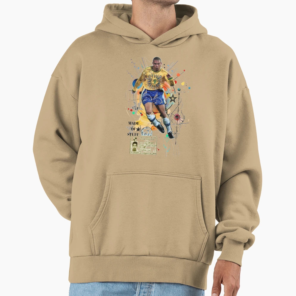 Ronaldo Nazario Football Playmaker Hoodie - Fun Novelty Design Unisex - T-Shirt, Sweatshirt, Hoodie