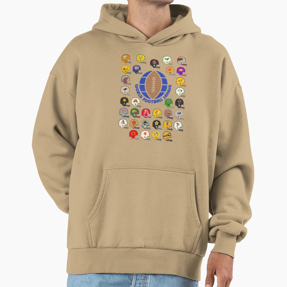 World Football League Defunct Team Hoodie - Unique Graphic for Adults - T-Shirt, Sweatshirt, Hoodie