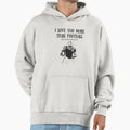 I Love You More Than Football Hoodie - Minimalist Print Unisex - T-Shirt, Sweatshirt, Hoodie