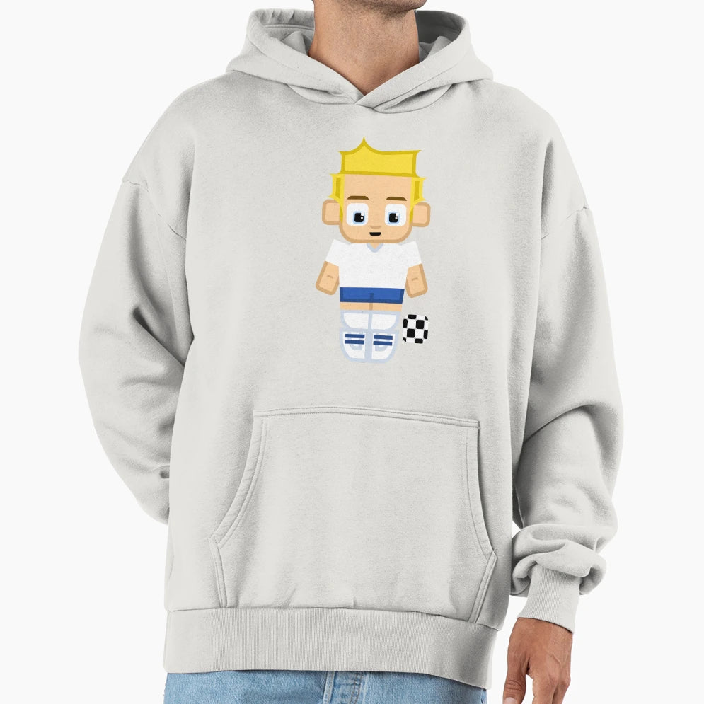 Super Sports Stars Football Soccer Hoodie - Novelty Apparel for Adults - T-Shirt, Sweatshirt, Hoodie