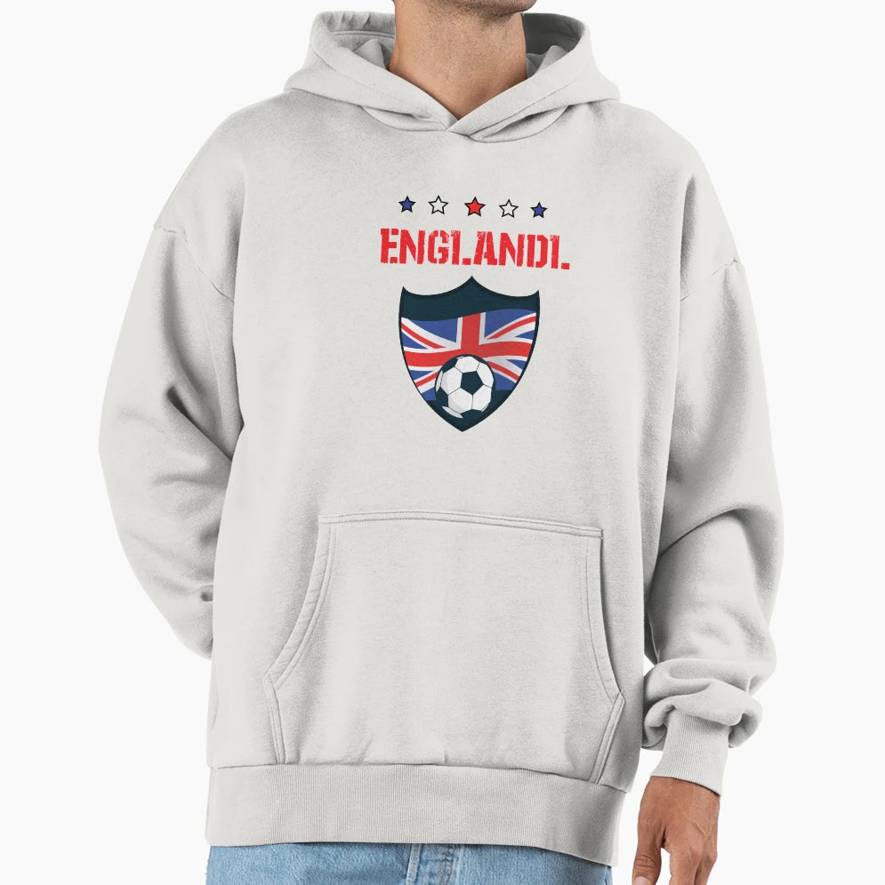England 2018 World Football 2018 Hoodie - Minimalist Print for Adults - T-Shirt, Sweatshirt, Hoodie
