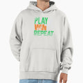 Play Win Repeat Hoodie - Graphic Print for Adults - T-Shirt, Sweatshirt, Hoodie