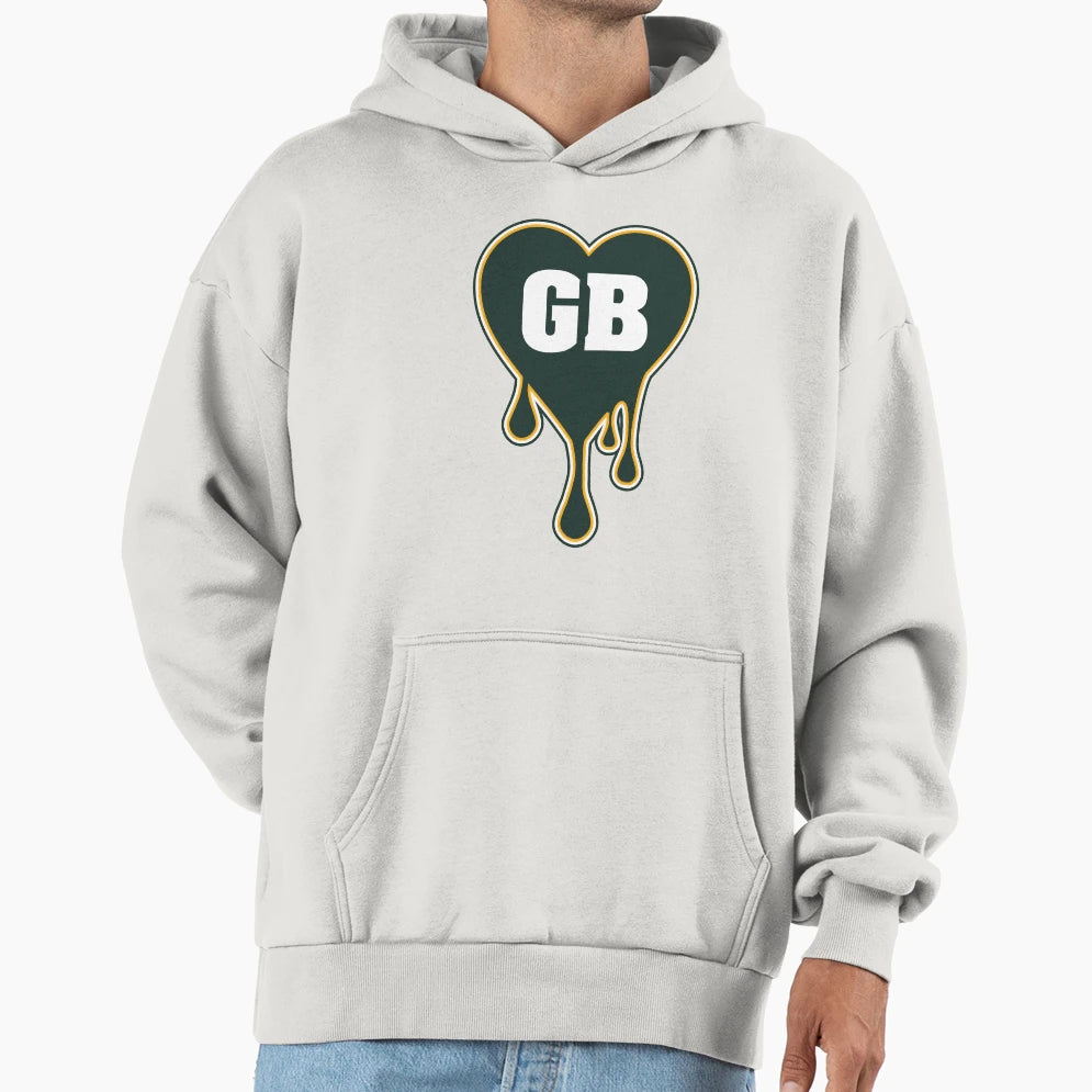 Gb Heart Hoodie - Casual Everyday Wear Men Women - T-Shirt, Sweatshirt, Hoodie