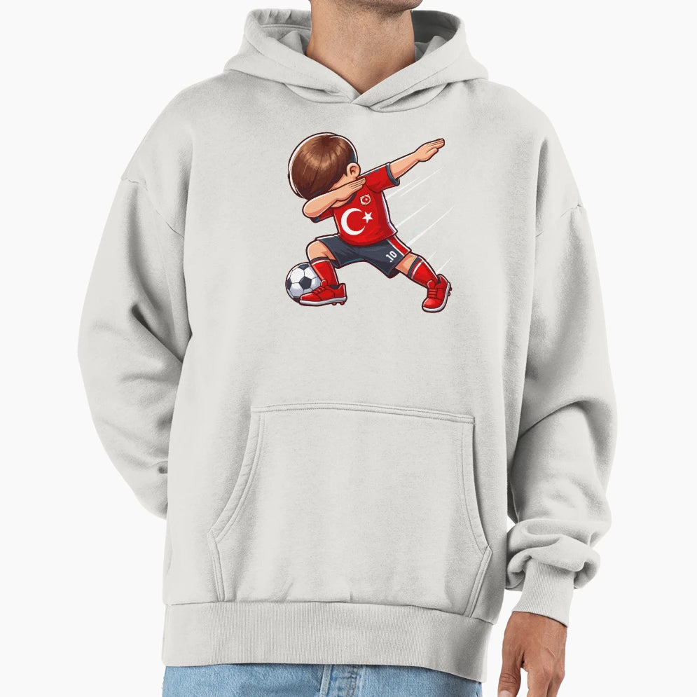 Turkish Dab Turkey Jersy Football Hoodie - Casual Everyday Wear Men Women - T-Shirt, Sweatshirt, Hoodie