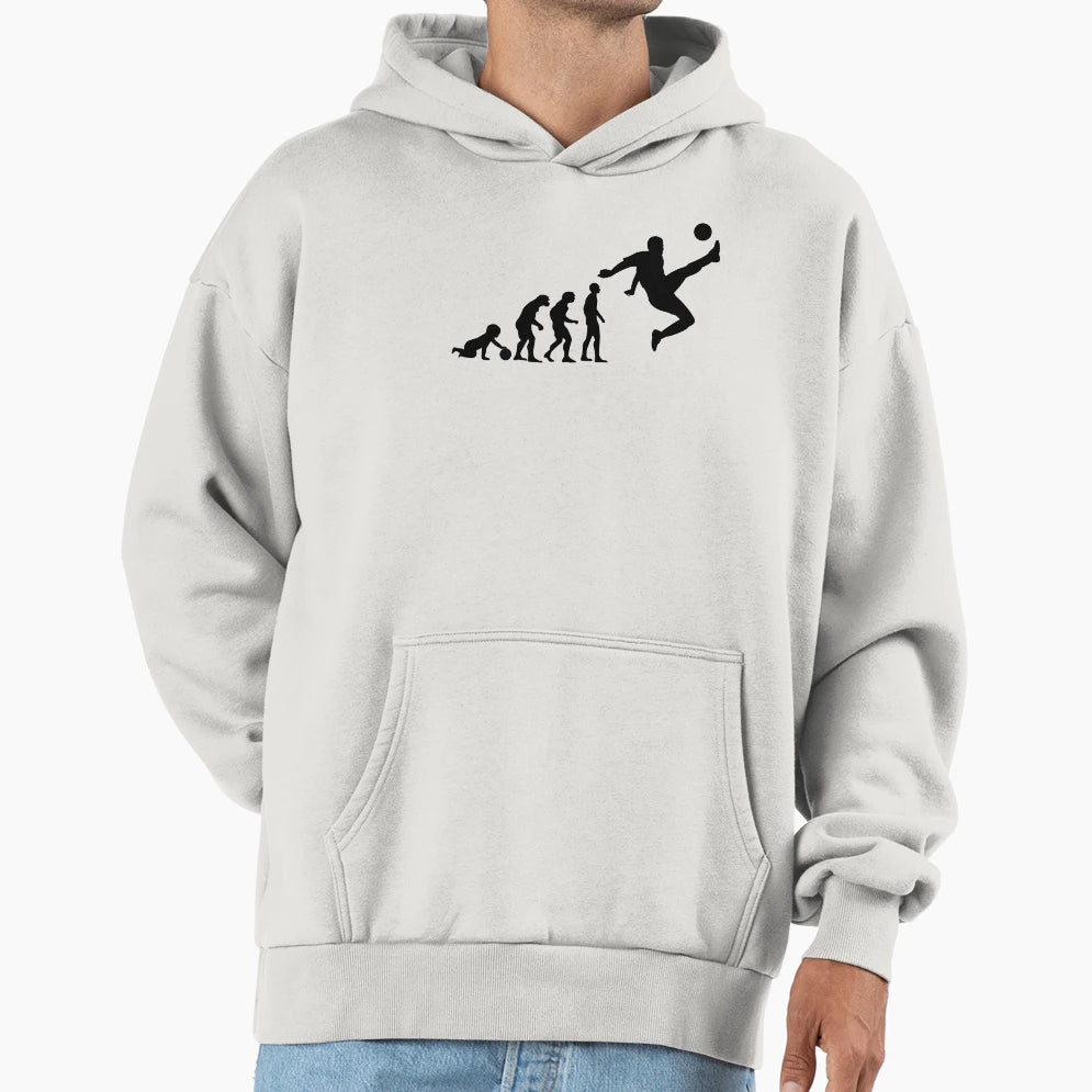 Football Evolution Hoodie - Streetwear Style Men Women - T-Shirt, Sweatshirt, Hoodie