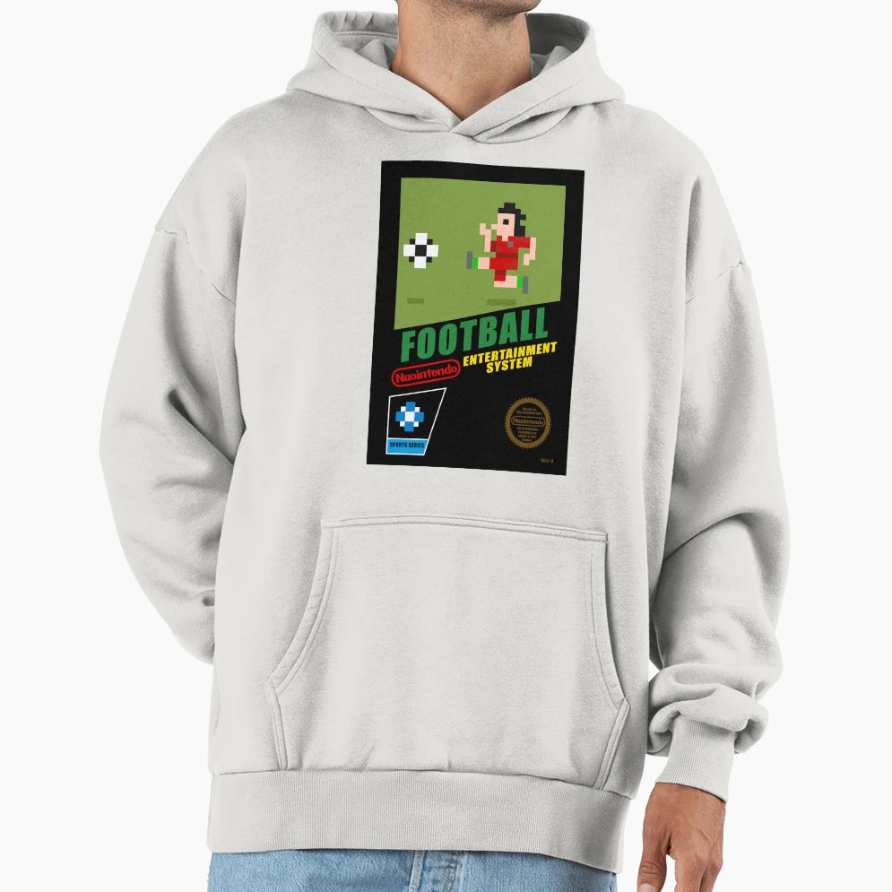 8 Bit Football Videogame Hoodie - Graphic Print Unisex - T-Shirt, Sweatshirt, Hoodie