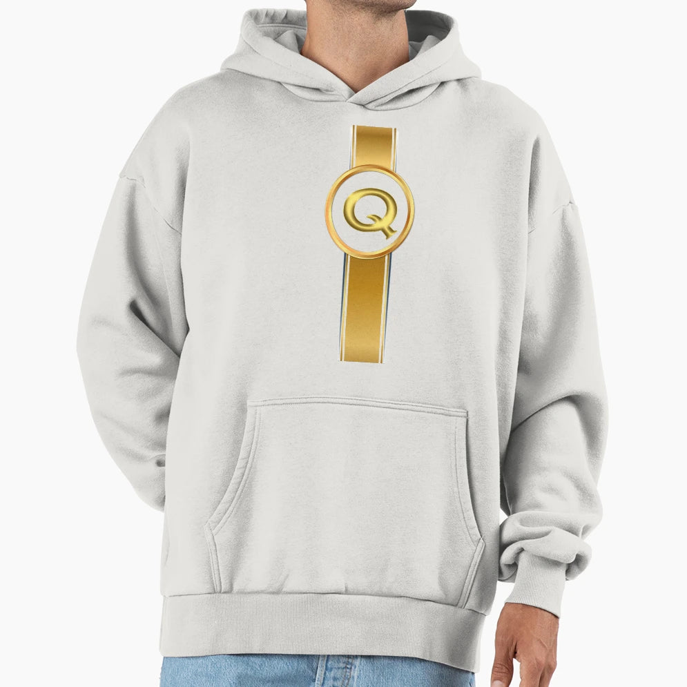 Letter Q Hoodie - Trendy Graphic Unisex - T-Shirt, Sweatshirt, Hoodie