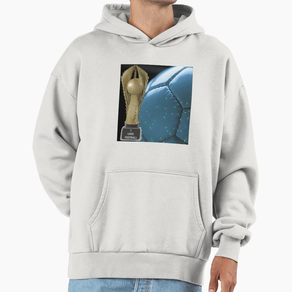 I Love Football Hoodie - Custom Art Print for Adults - T-Shirt, Sweatshirt, Hoodie