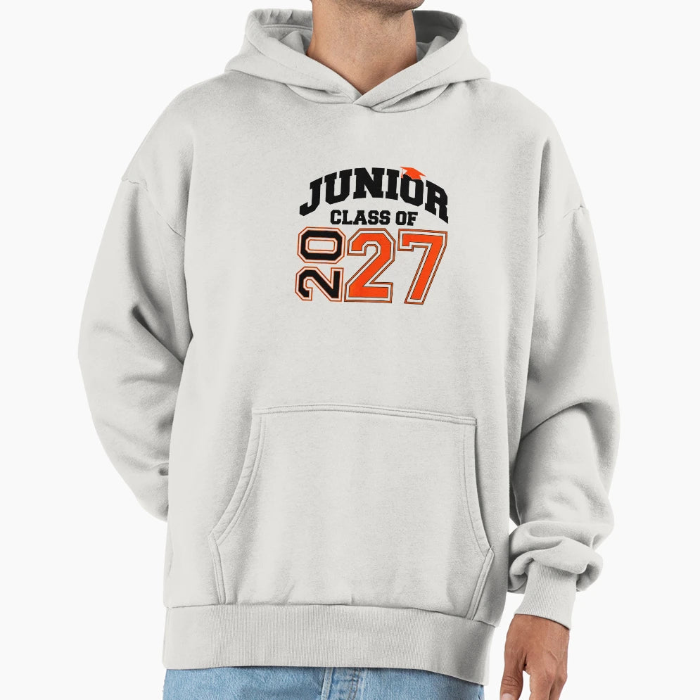 Junior Class 2027 Graduation Gift Hoodie - Casual Everyday Wear Unisex - T-Shirt, Sweatshirt, Hoodie