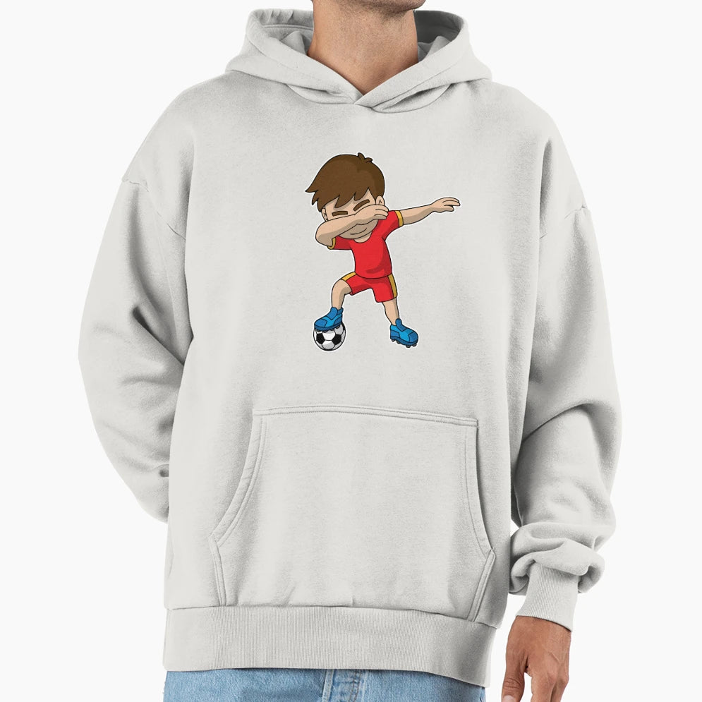 Dabbing Soccer Hoodie - Minimalist Print Unisex - T-Shirt, Sweatshirt, Hoodie