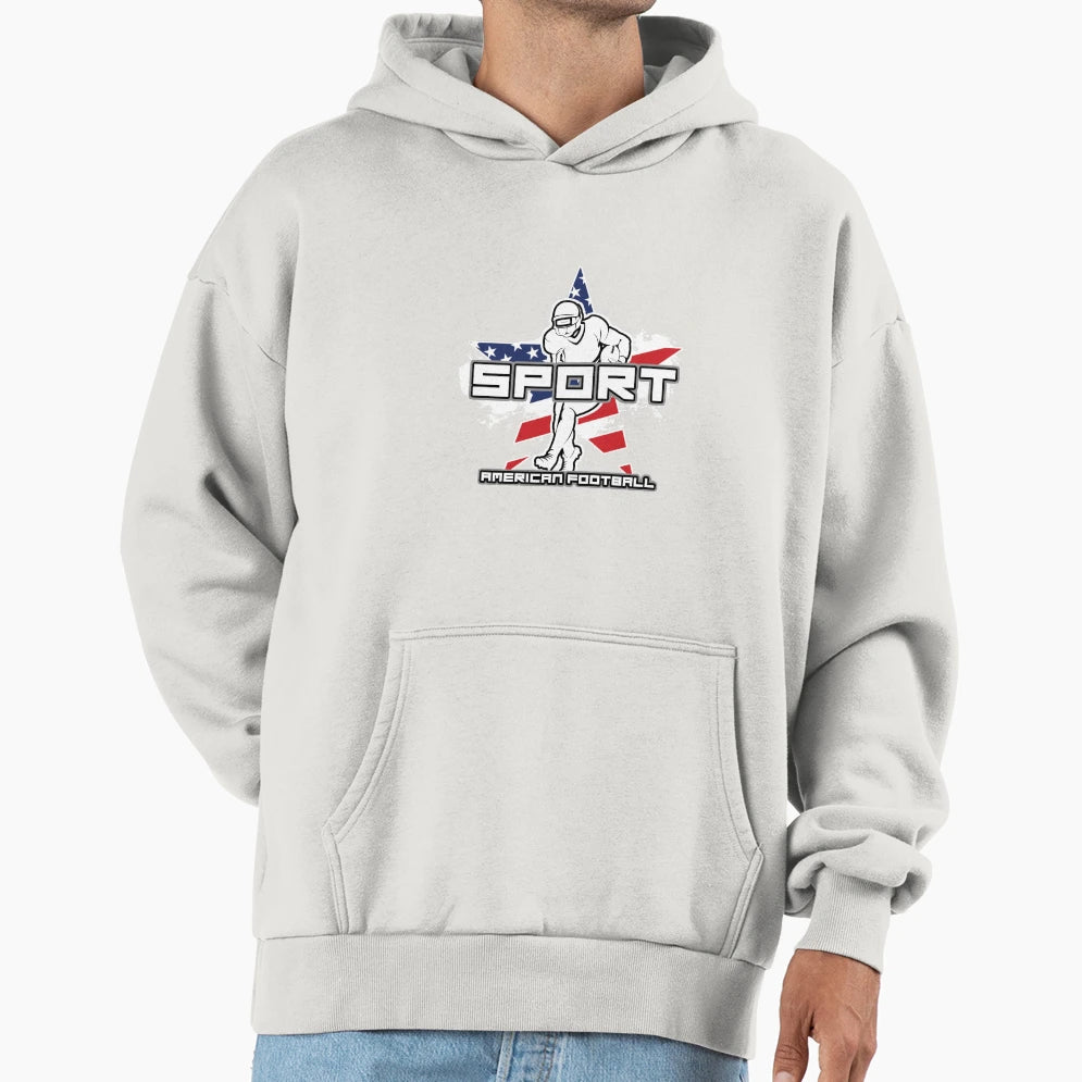 American Football Hoodie - Trendy Graphic for Adults - T-Shirt, Sweatshirt, Hoodie