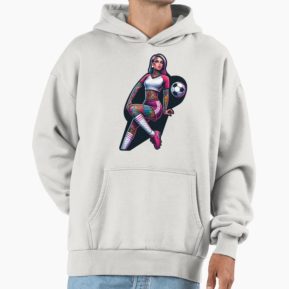 Soccer Hoodie - Aesthetic Graphic Unisex - T-Shirt, Sweatshirt, Hoodie